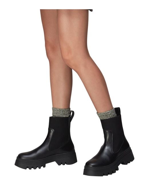 Whistles Black Women's Hatton Chunky Chelsea Boot