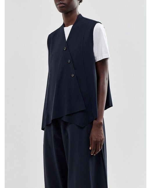 Oska Blue Technical Stretch Waistcoat