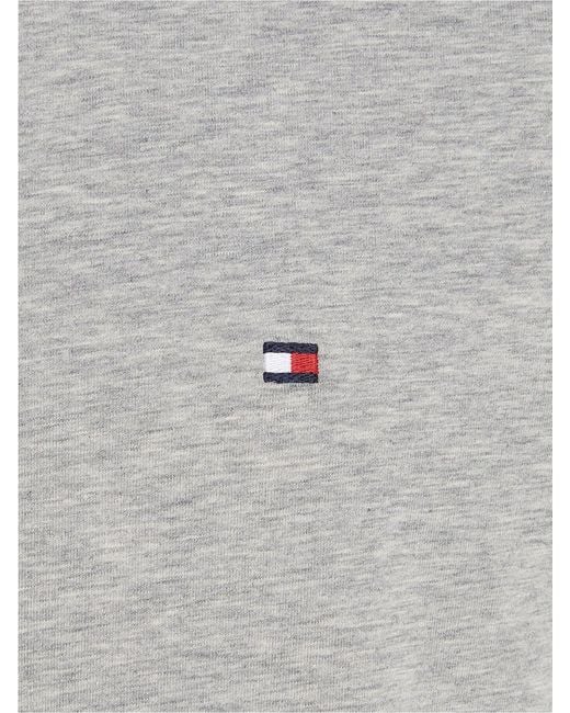 Tommy Hilfiger Gray Core Stretch Slim T-Shirt for men
