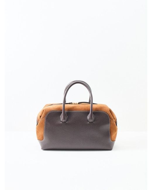 Gianni Chiarini Multicolor Gemma And Suede Bowling Bag