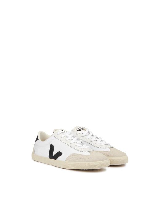 Veja White Men's Volley Trainers for men