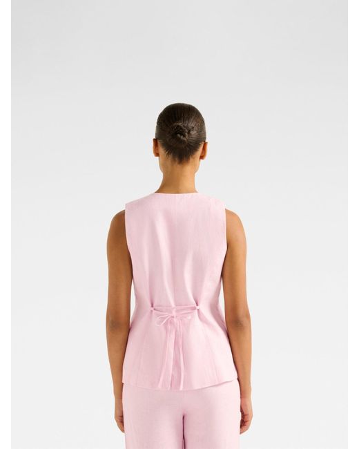 Forever New Pink Clementine Soft Vest