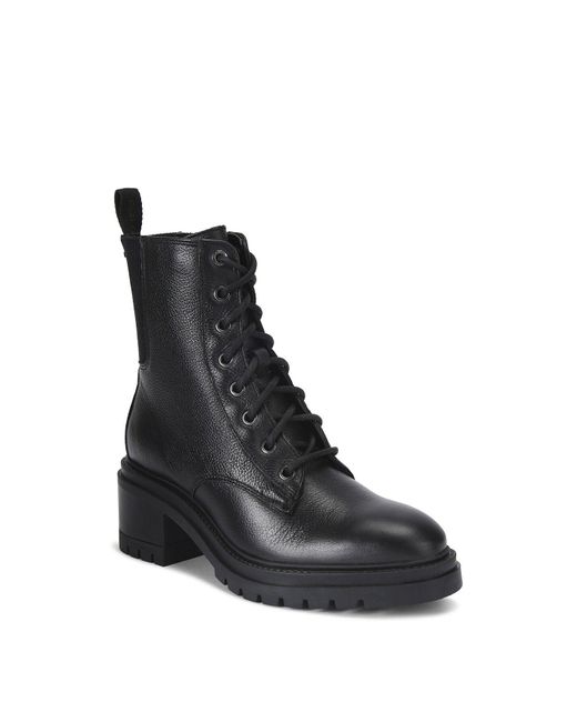 Carvela Kurt Geiger Black Women's Champion Leather Lace Up Ankle Boots