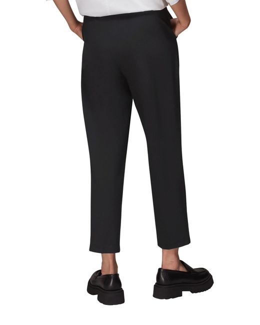 Whistles Black Women's Lila Ponte Trouser
