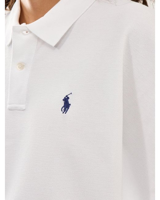 Polo Ralph Lauren White Knit Polo