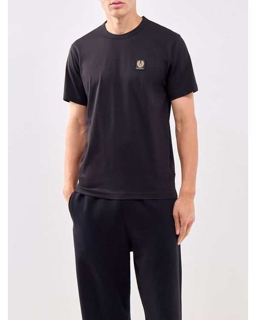 Belstaff Black Logo T-Shirt for men