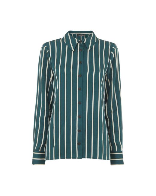 Whistles Green Alex Stripe Shirt