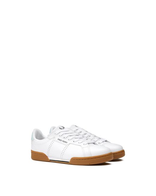 Fred Perry White B722 Trainers for men