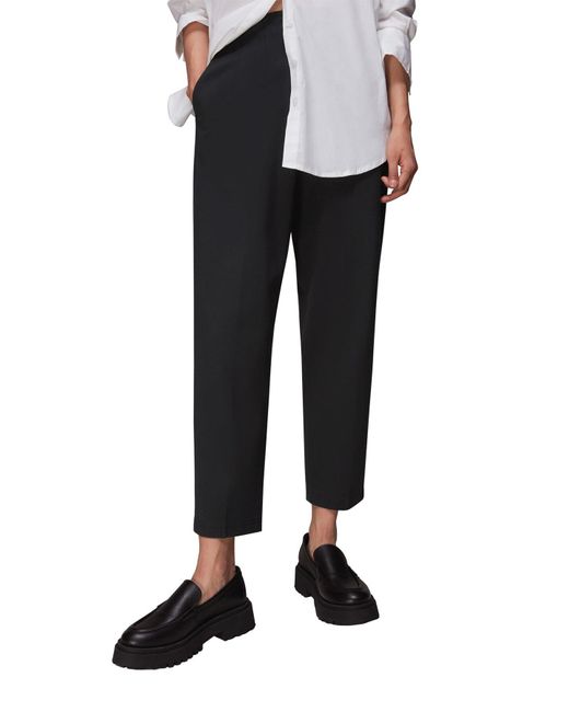 Whistles Black Women's Lila Ponte Trouser