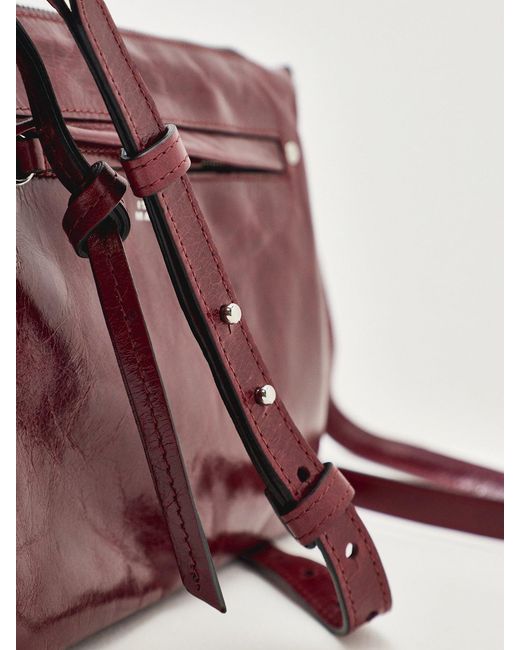 Isabel Marant Purple Winna Duo Shoulder Bag