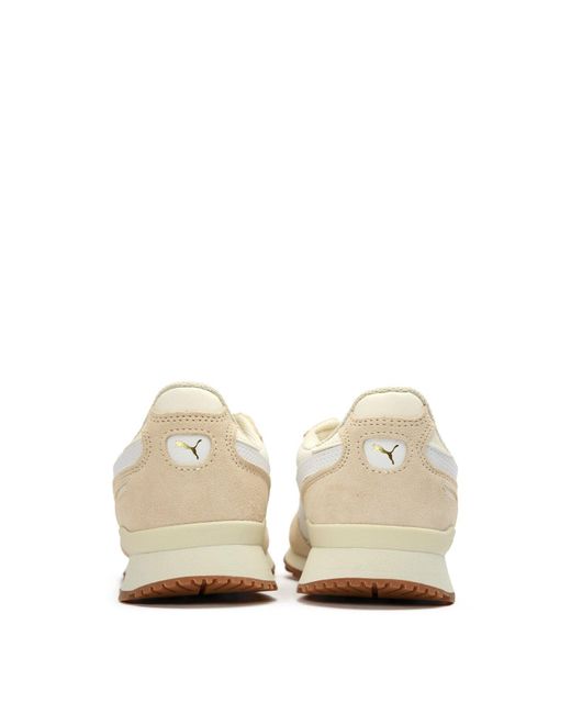 PUMA White Rx737 Vintage Trainers