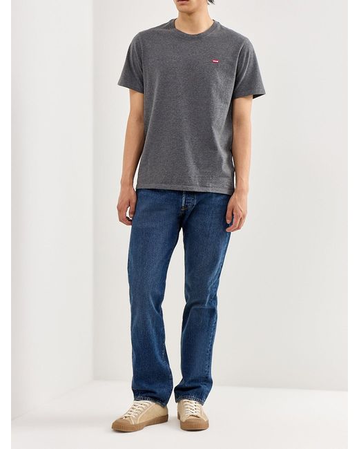 Levi's Gray Original Housemark T-Shirt for men