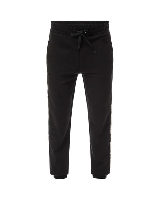 Moschino Men s Tonal Logo Tape joggers in Black for Men Lyst UK