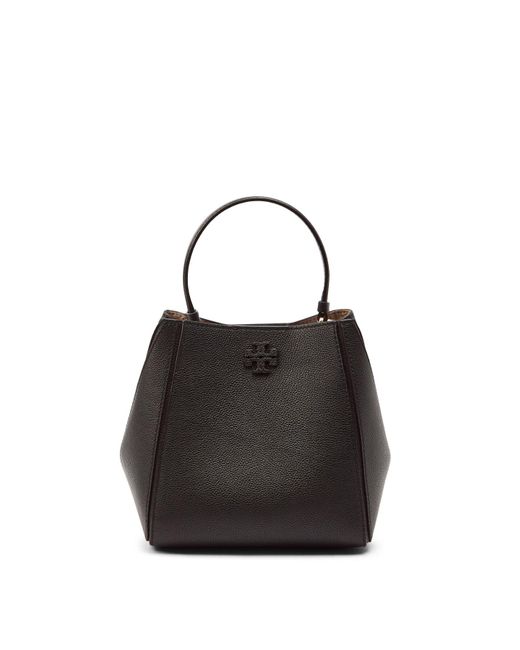 Tory Burch Black Women's Mcgraw Small Bucket Bag