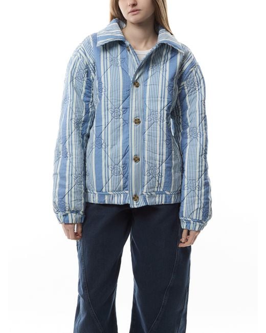 Damson Madder Blue Claudia Reversible Jacket