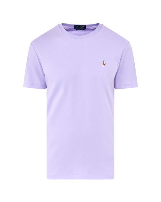 Polo Ralph Lauren Purple Pima Soft Touch T-Shirt for men