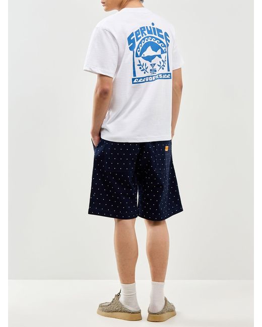 Service Works White Milos T-Shirt for men
