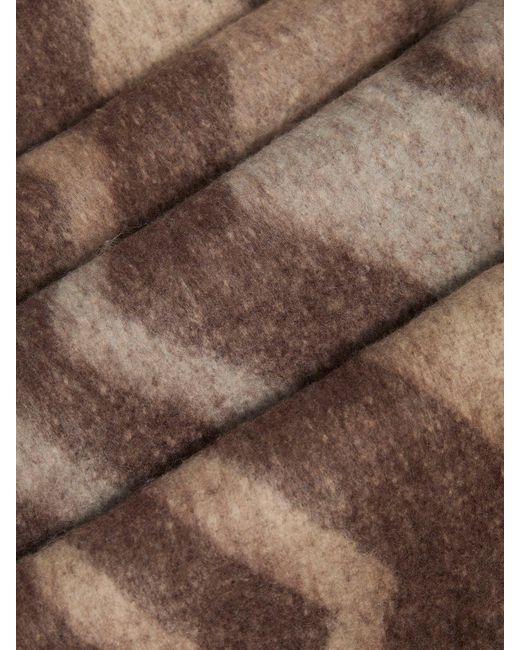 James Lakeland Brown Zig Zag Scarf