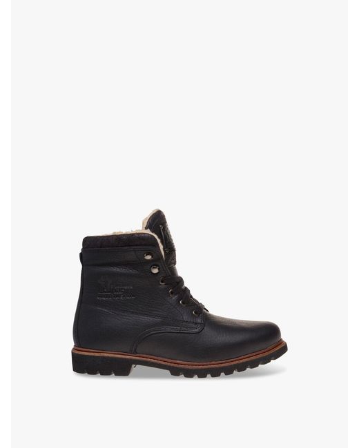 Panama Jack Black Panama 03 Aviator Boots, Leather for men