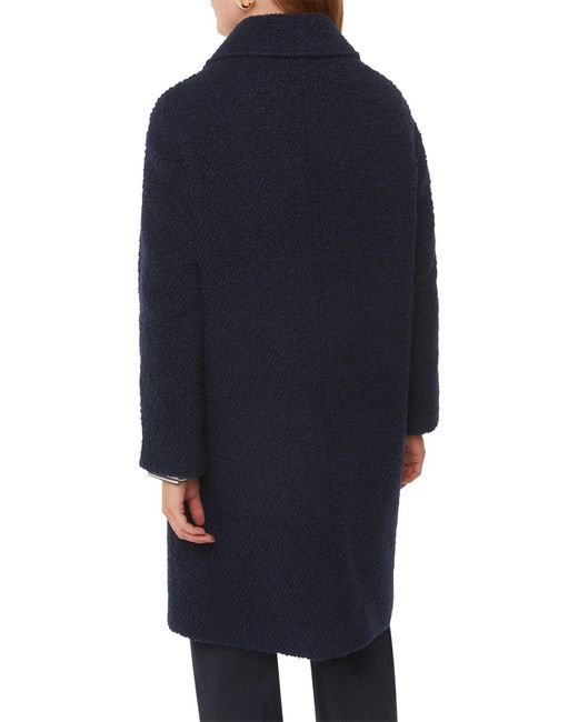 Whistles Blue Women's Romy Boucle Coat