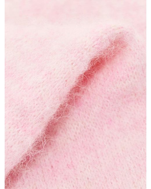 Nobody's Child Pink Alpaca Long Sleeve Neat Fit Jumper