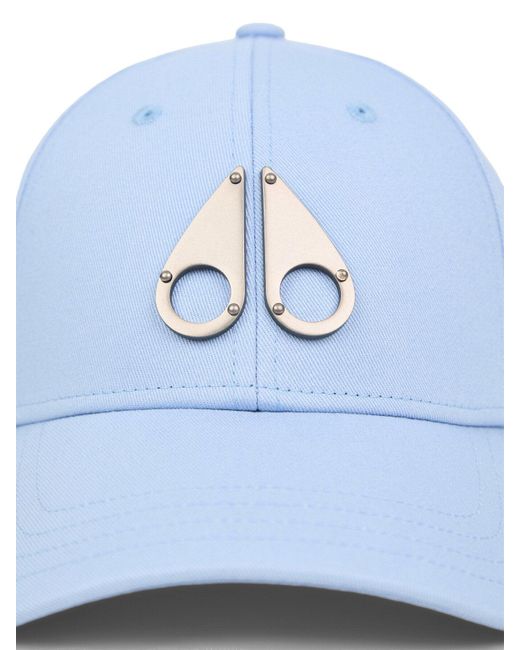 Moose Knuckles Blue Logo Icon Cap for men