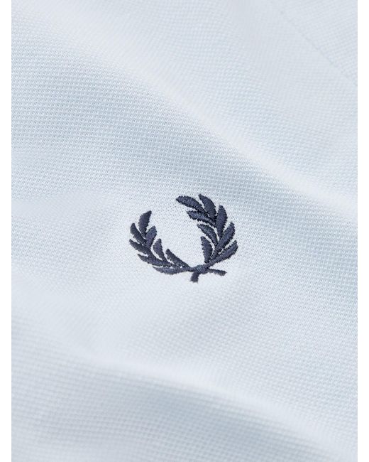 Fred Perry Blue Twin Tipped T-Shirt for men