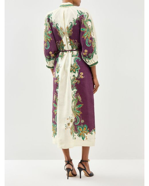ALÉMAIS White Ruthie Shirt Dress, Linen