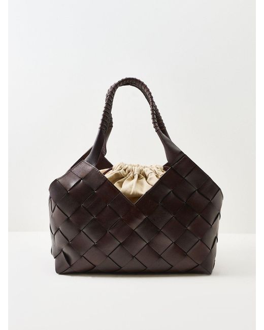 Dragon Diffusion Black Castello Shoulder Tote Bag
