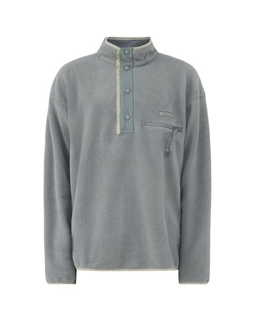 Columbia Gray Helvetia Ii Half-Snap Fleece for men