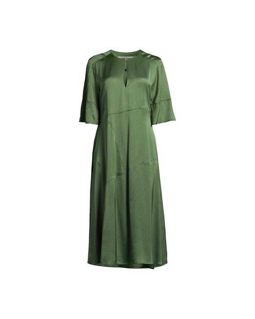 Day Birger et Mikkelsen Green Women's Janis Fluid Viscose Dress
