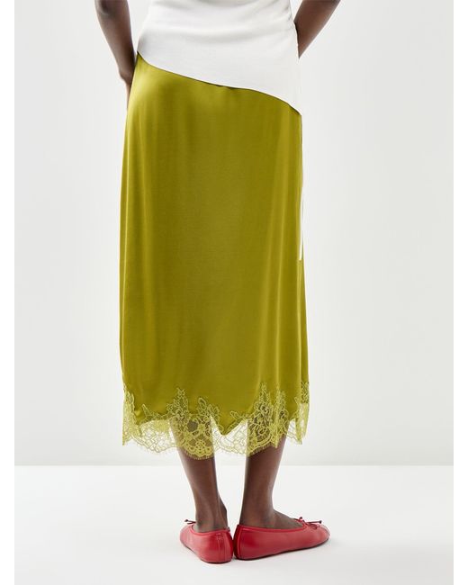 Nobody's Child Green Halo Midi Skirt