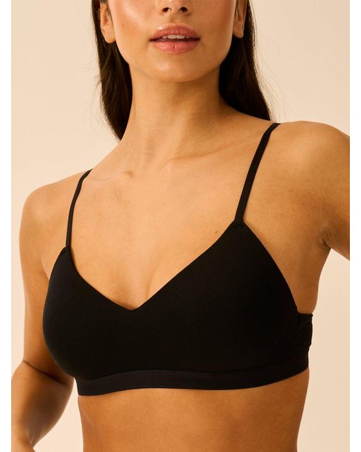 Stripe & Stare Black Sculpt Padded Bra