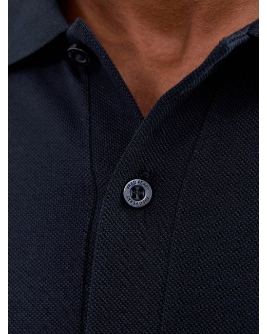 Fred Perry Black Plain Shirt for men