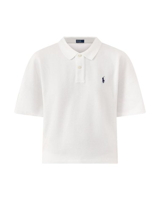 Polo Ralph Lauren White Knit Polo