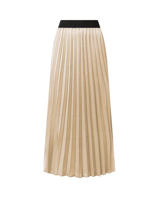 James Lakeland Natural Pleated Maxi Skirt