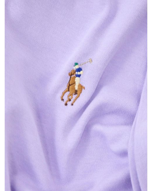 Polo Ralph Lauren Purple Pima Soft Touch T-Shirt for men