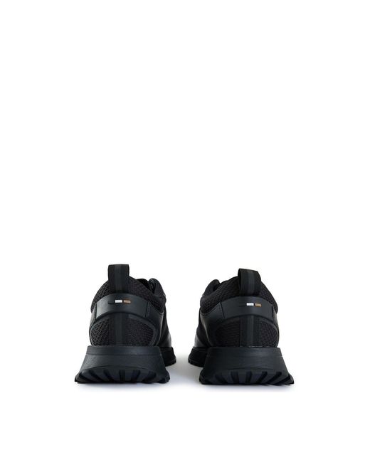 Boss Blue Jonah Runn Meth Trainers for men