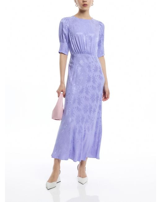 Rixo Purple Women's Lucile Midi Dress