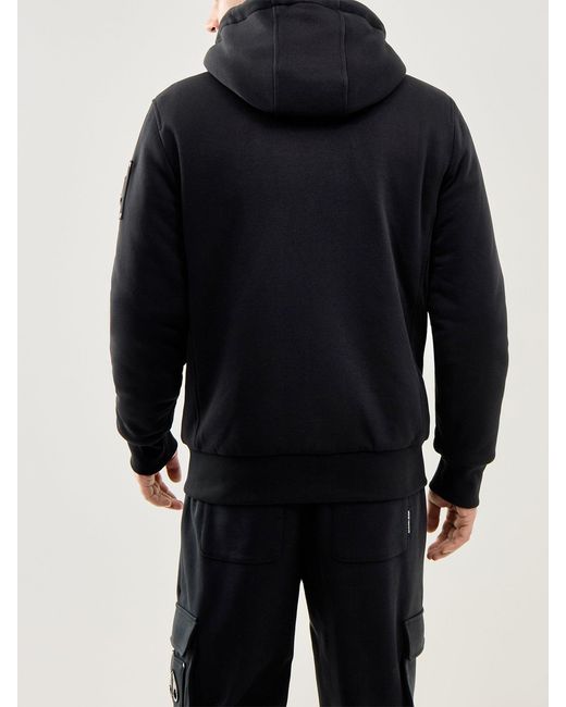 Moose Knuckles Blue Classic Bunny Hoodie for men