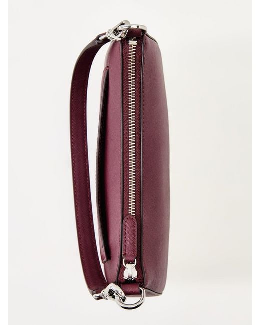 Ralph Lauren Purple Danni 26 Medium Shoulder Bag