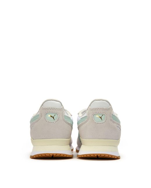 PUMA White Rx737 Vintage Trainers