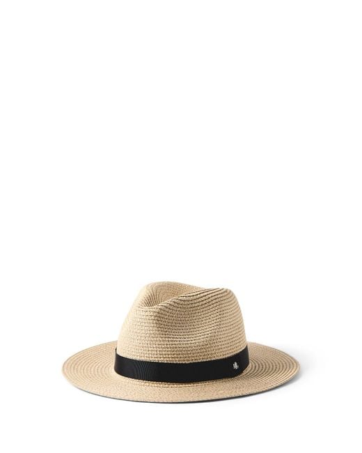 Ralph Lauren Natural Packable Fedora Hat