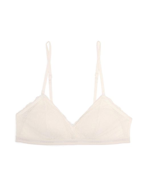 Calvin Klein Natural Modern Lace Lightly Lined Triangle