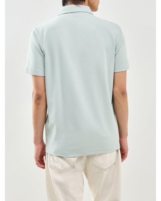 SELECTED Blue Aiden Polo Shirt for men