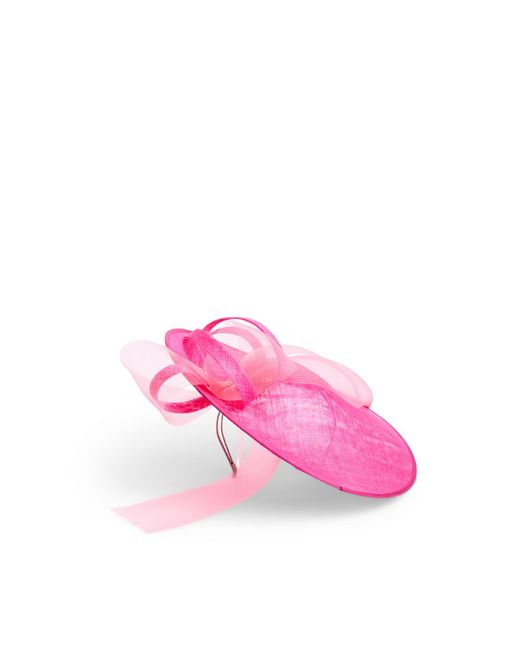 Vixen Pink Women's Medium Saucer With Crin Detail Fascinator