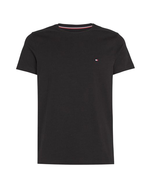 Tommy Hilfiger Black Core Stretch Slim T-Shirt for men