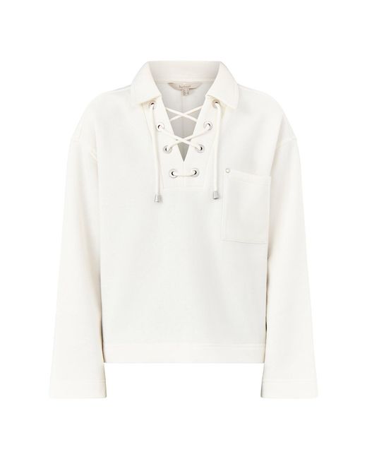Barbour White Daya Overlayer Cream