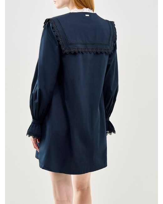 Barbour Blue Tisbury Mini Dress