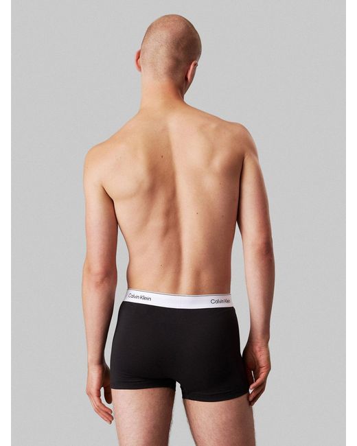 Calvin Klein Blue 3 Pack Icon Stretch Trunks for men
